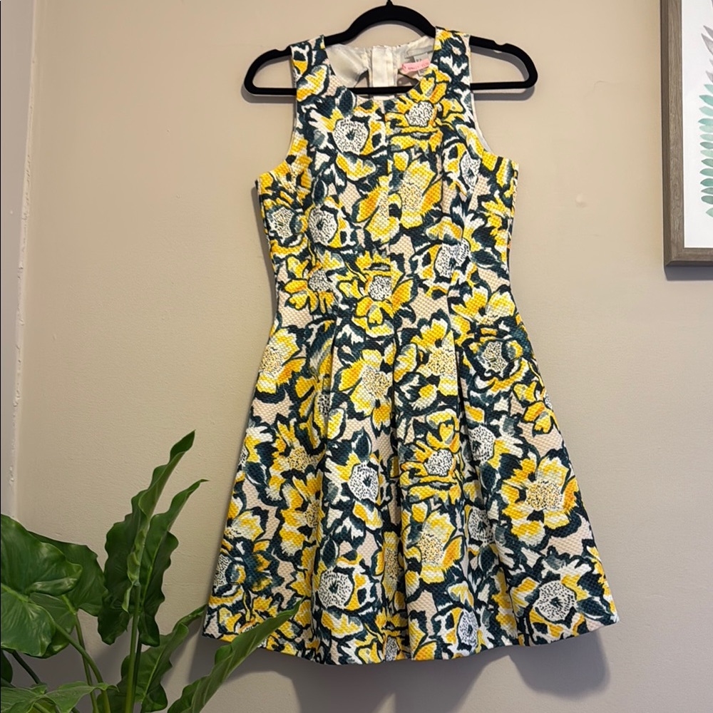 H&M Floral Sleeveless A-line Mini Dress